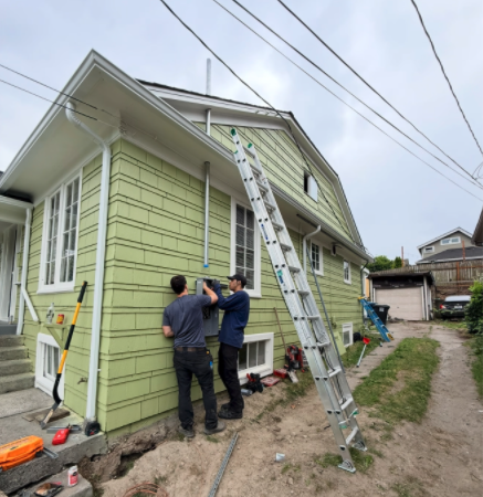 Service upgrade by Carroll Electric